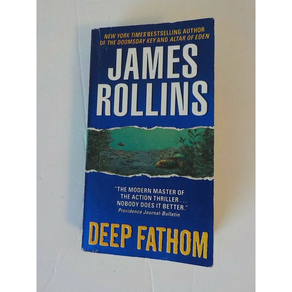 Book Vintage Deep Fathom by James Rollins (2010, Mass Market) Novel Fiction